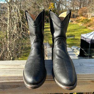 Tecovas The Nash in Midnight Roper Cowboy Boots 9 D